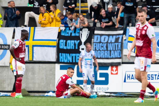 Sandvikens spelare deppar