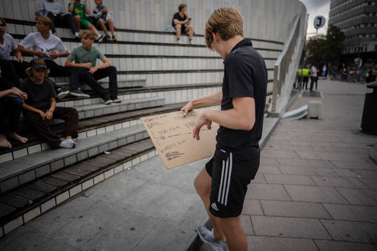 Jonathan Lamy försöker få mer ungdomar att ställa upp