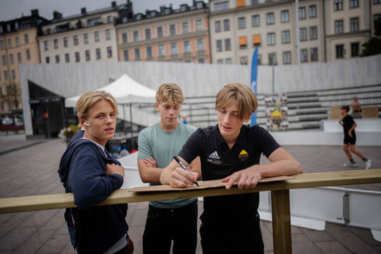Jonathan Lamy försöker få mer ungdomar att ställa upp
