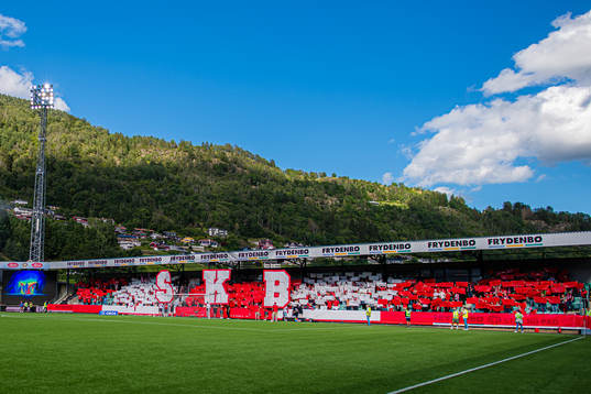 Spectators in the stands