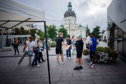 Jonathan Lamy försöker få mer ungdomar att ställa upp