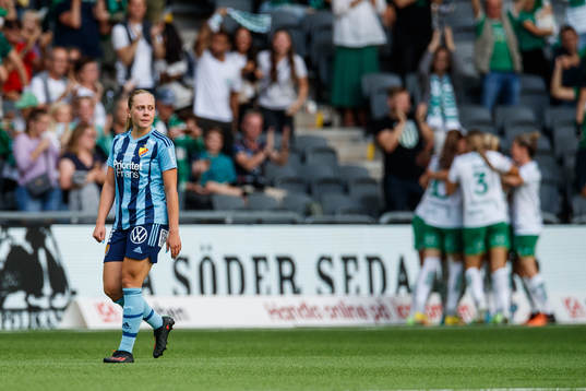Djurgårdens Alice Bergström deppar