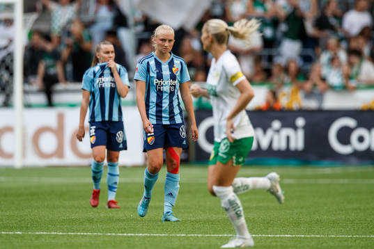 Djurgårdens Stinalisa Johansson deppar