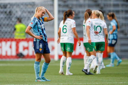 Djurgårdens Nellie Lilja deppar