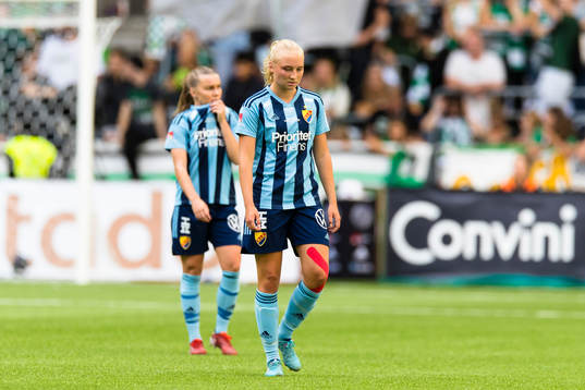 Djurgårdens StinaLisa Johansson deppar
