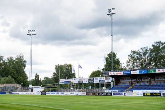 Läktare på Finnvedsvallen