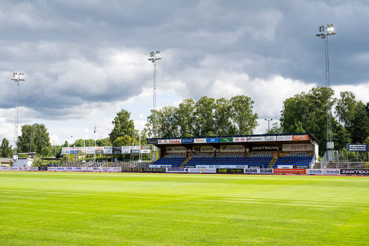 Läktare på Finnvedsvallen