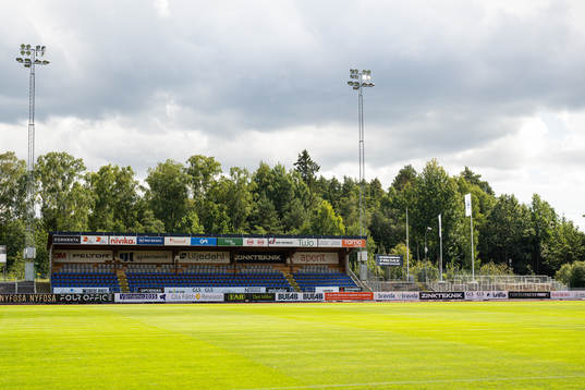 Läktare på Finnvedsvallen
