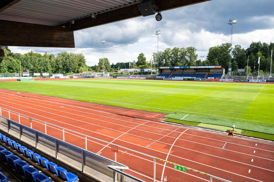 Läktare på Finnvedsvallen