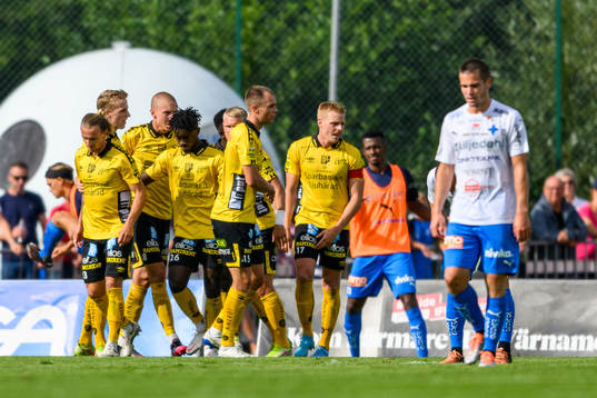Elfsborgs spelare jublar