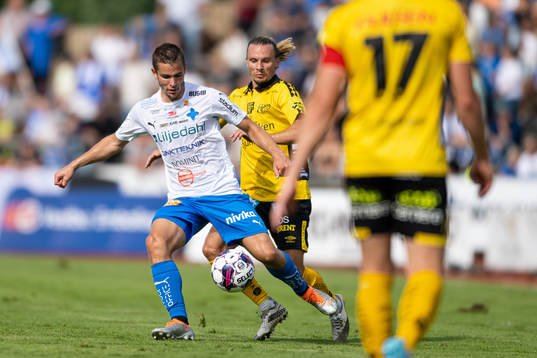 Värnamos Oscar Johansson och Elfsborgs Niklas Hult