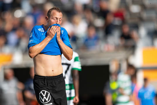 Halmstads Joel Allansson deppar
