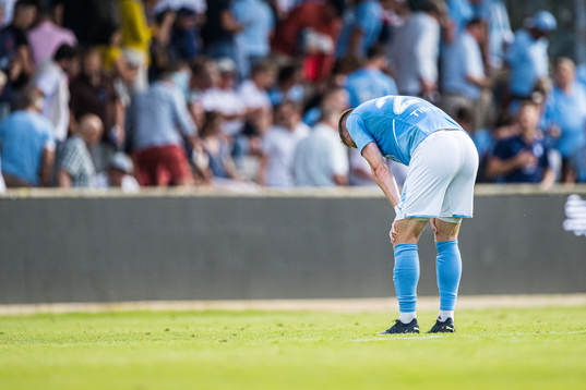Mjällbys Lasse Nielsen deppar