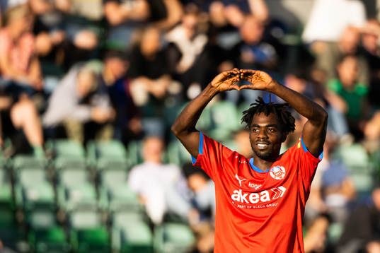 Helsingborgs Benjamin Acquah judar