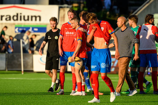 Helsingborgs Rasmus Jönsson jublar