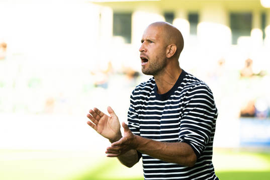 Helsingborgs tränare Mattias Lindström