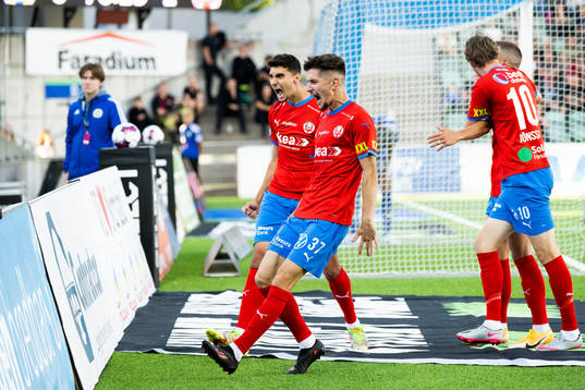 Helsingborgs Armin Gigovic jublar