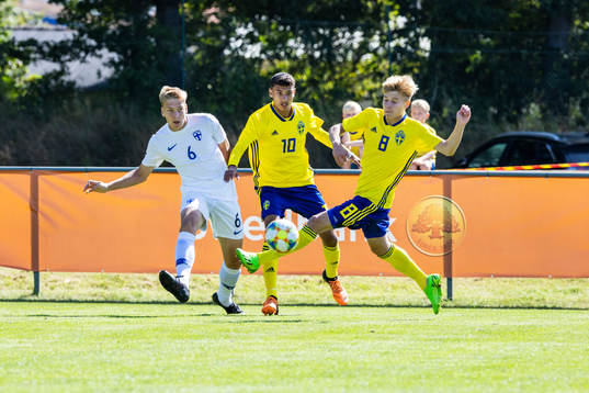 Finlands David Weiss och Sveriges Fadi Halawi och Måns