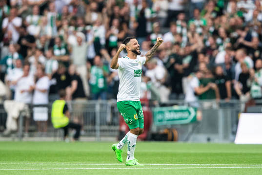 Hammarbys Mohanad Jeahze jublar