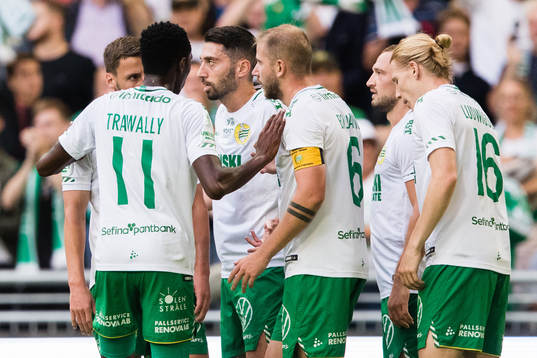 Hammarbys Jeppe Andersen, Bubacarr Trawally, Nahir Besara,