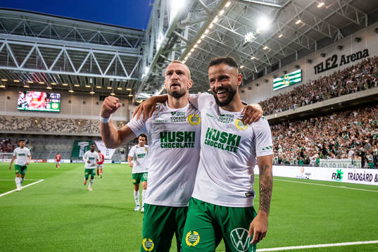 Hammarbys Veton Berisha jublar
