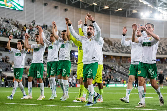 Hammarbys spelare tackar publiken