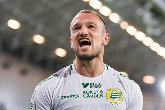 Hammarbys Veton Berisha jublar