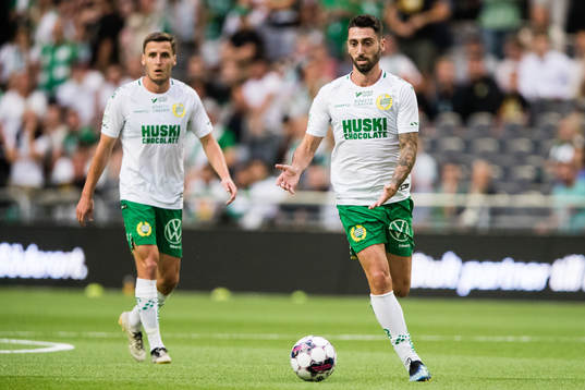 Hammarbys Jeppe Andersen och Nahir Besara