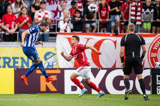 IFK Göteborgs Marcus Berg och Kalmars Simon Skrabb
