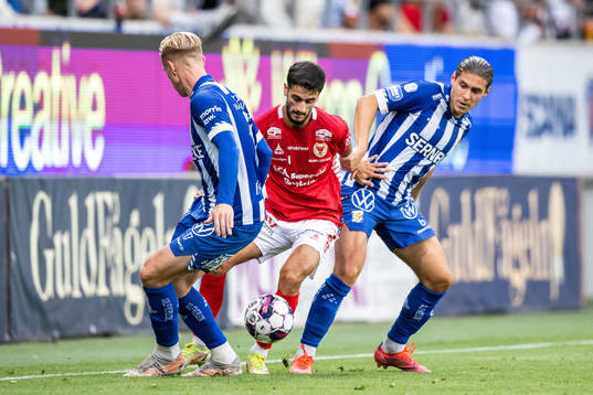 IFK Göteborgs Oscar Wendt och Eman Markovic och Kalmars