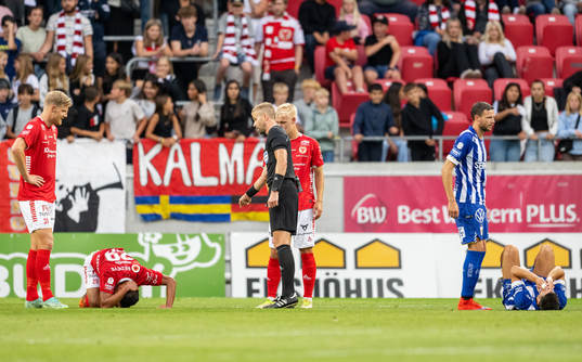 Kalmars Romario Pereira Sipiao och IFK Göteborgs Kevin