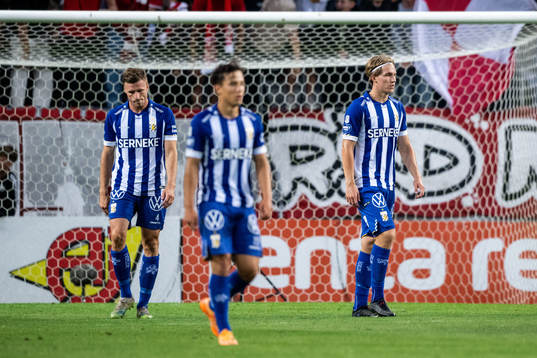 IFK Göteborgs Carl Johansson och Johan Bångsbo  deppar