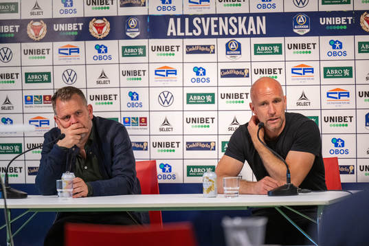 IFK Göteborgs tränare Mikael Stahre och Kalmars tränare