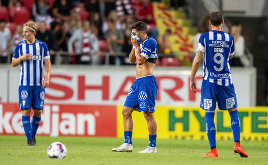 IFK Göteborgs Kevin Yakob och Marcus Berg deppar