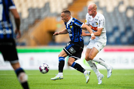Sirius Aron Bjarnason och Häckens Valgeir Fridriksson