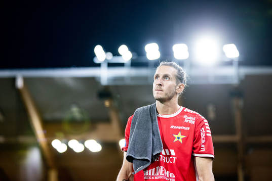 Sirius målvakt David Mitov Nilsson deppar