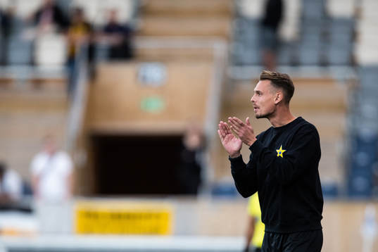 Sirius tränare Daniel Bäckström