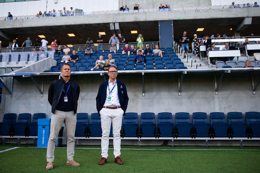 Sirius sportchef Ola Andersson och klubbdirektör Christer