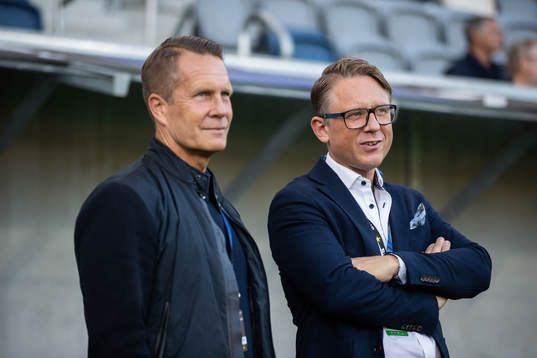 Sirius sportchef Ola Andersson och klubbdirektör Christer