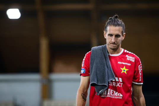 Sirius målvakt David Mitov Nilsson deppar