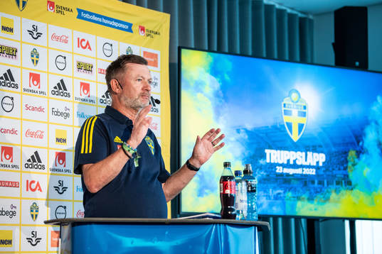 Peter Gerhardsson, head coach of the Swedish women's