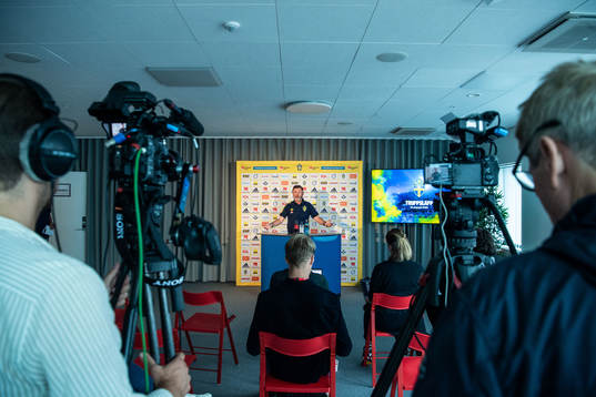 Peter Gerhardsson, head coach of the Swedish women's