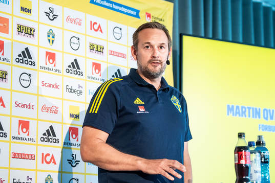 Martin Qvarnmans Möller, head coach of the Swedish women's