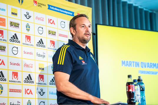 Martin Qvarnmans Möller, head coach of the Swedish women's