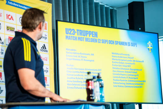 Martin Qvarnmans Möller, head coach of the Swedish women's