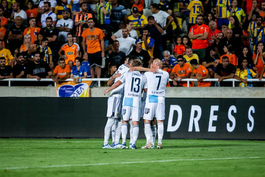Players of Djurgården celebrates