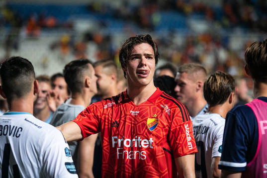 Goalkeeper Jacob Widell Zetterström of Djurgården