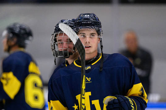 HV71s Edvin Nilsson och Hugo Fransson