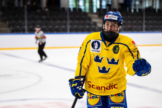 Josefin Bouveng of Sweden celebrates at a penalty shoot out