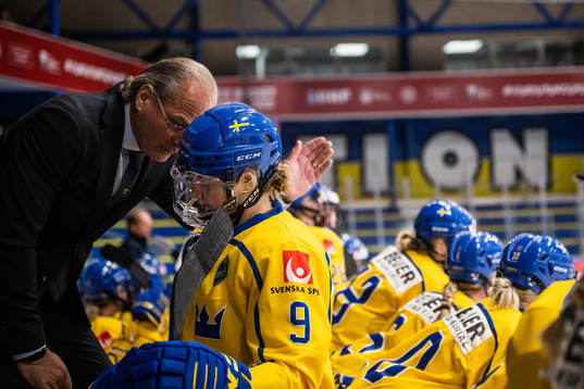 Andreas Spångberg, assistant coach and Jessica Adolfsson